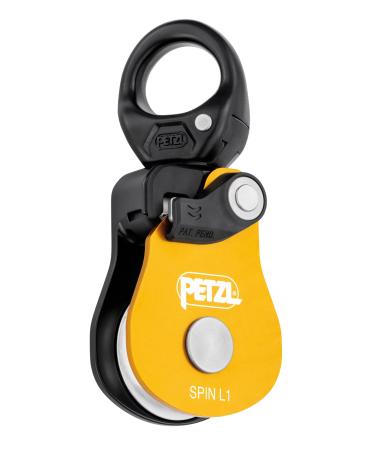 Petzl, Spin L1, Simple Pulley with Very High Output with Walker One Size Yellow