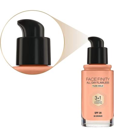 Face Finity All Day Flawless 3-in-1-80 Bronze Pack of 3 (3 x 30 ml) - Buy Online on GoSupps.com