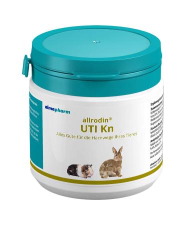 Almapharm Allrodin Uti KN |125 tablets |Supplementary feed for rabbits and guinea pigs |To support the urinary tract |With birch leaves and goldenrod herb