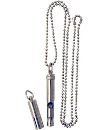 Company of Animals Professional Dog Whistle - Adjustable Frequency for Training - Clear Sound - Includes Lanyard & Cap - Silver Medium - Buy Online on GoSupps.com