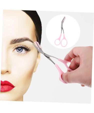 Beaupretty 4-Piece Eyebrow & Beard Trimmer Set - Scissors Combs & Facial Clippers | Pink Makeup Tools for Precision Grooming - Buy Online on GoSupps.com