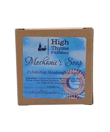 Mechanics Soap Bar - 5oz Citrus Exfoliating Handmade Soap for Heavy Duty Grease Removal - Poppy Seed Scrub for Mechanics - Buy Online on GoSupps.com