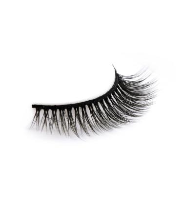 Emeda 3D Cat Wing False Eyelashes - Soft & Fluffy 10 Pairs of Natural Black Stripes Lashes (SK 17) | International Shipping Available - Buy Online on GoSupps.com