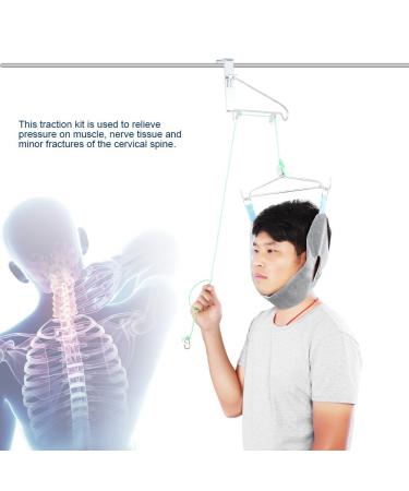 Adjustable Cervical Traction Neck Support - Pain Relief & Fixation Stretcher for Optimal Hinking Valae Correction - Buy Online on GoSupps.com