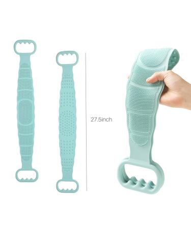 Ladysen Silicone Back Shower Brush and Scalp Massager - Deep Clean & Exfoliating for Women and Men - Green - Buy Online on GoSupps.com