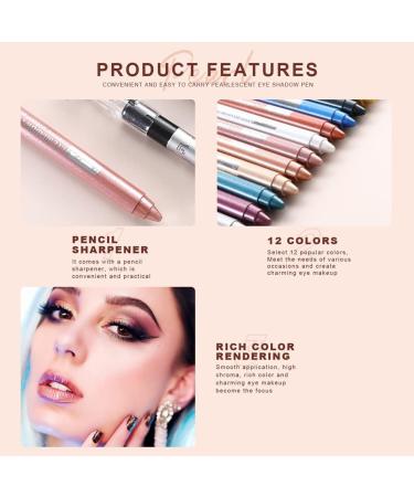  Katutude Long Lasting Anti-Stain and Waterproof Liquid Eyeshadow Shimmer Highly Pigmented Creamy Eye Shadow Pencil Matte and Shimmering - Buy Online on GoSupps.com