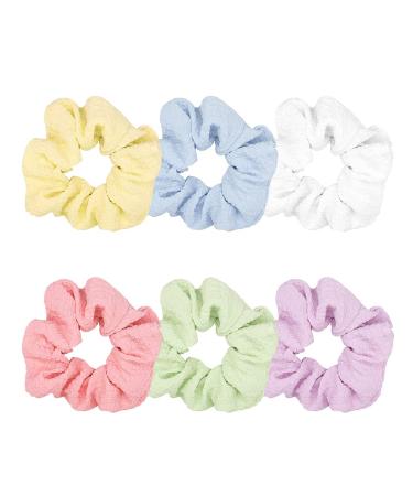 UCUNJIA 6PCS Elastic Fabric Headband Hair Band Hairband Elastic Hair Ponytail Holder Women Hair Band