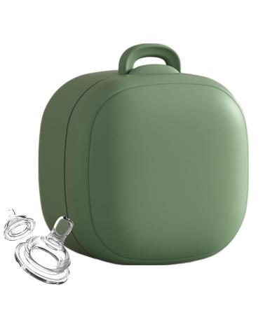 Silicone Pacifier Container | Travel-Friendly Dustproof Cover for Newborns & Kids | Tsuchiya Green - Buy Online on GoSupps.com