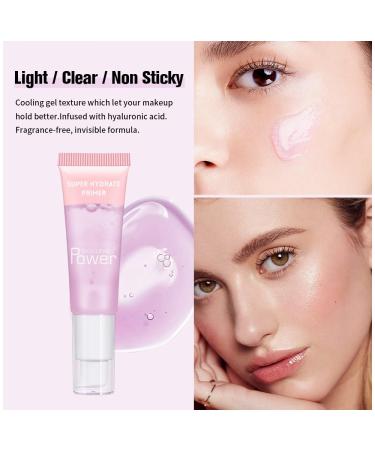 24ml Super Hydrate Primer with Hyaluronic Acid - Gel-Based Hydrating Face Primer for Smooth Skin & Long-Lasting Makeup - Moisturizing Foundation Primer for All Skin Types (Green - Buy Online on GoSupps.com