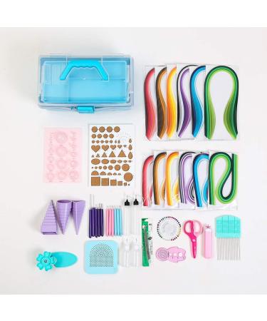 Quilling Kit - Blue Paper Crimper and Supplies for Quilling Projects - Buy Online on GoSupps.com