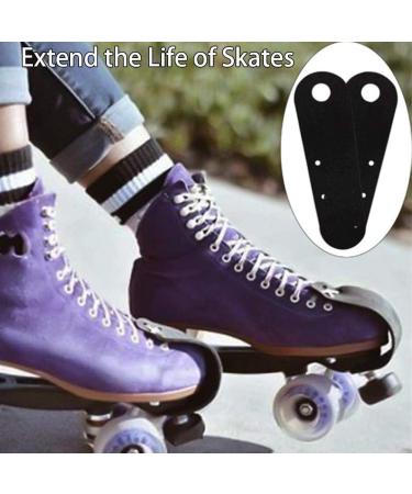 Tixiyu 2pcs Roller Skate Toe Protectors - Premium Leather Flat Toe Guards for Front Toe Protection - Buy Online on GoSupps.com