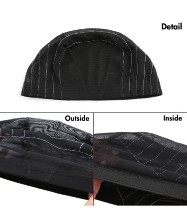 Bella Hair Mesh Dome Wig Cap for Wig Making - Small Black | Stretchable Hairnet with Wide Elastic Band | Ideal for Beginners Sewing 4x4 Lace Closure - Buy Online on GoSupps.com