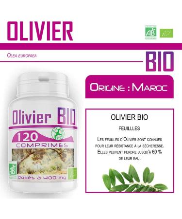 Olivier Organic 400 mg - 120 tablets - Buy Online on GoSupps.com