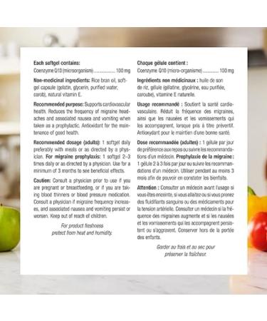 Webber Naturals Coenzyme Q10 (CoQ10) 100mg 60 Softgels + Webber Naturals Vitamin E 400 IU 120 Softgels Naturals Coenzyme Q10 + Softgel - Buy Online on GoSupps.com