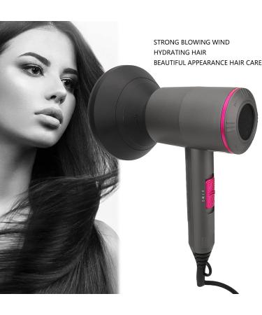 Hair Dryer Ionic Blow Dryer for Fast Drying Hair Dryer with Diffuser and Nozzle High Power Constant Temperature Ionic Hammer Shape Hair Blow Dryer for Household (US Plug 110V) - Buy Online on GoSupps.com