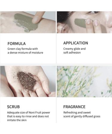 Celimax The Real Noni Refresh Clay Mask - Deep Cleansing Hydrating & Pore Minimizer for Oily Skin | 120g Korean Face Mask - Buy Online on GoSupps.com