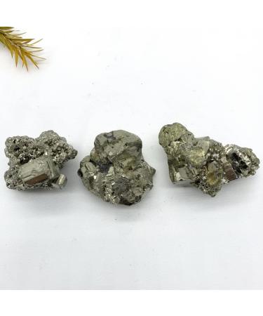 Crystal Natural Stone Raw Pyrite and Minerals Crystal Decoration Pyrite Irregular Crystals Rough Display Can be Used for ningxiao (Size : 2pcs) - Buy Online on GoSupps.com
