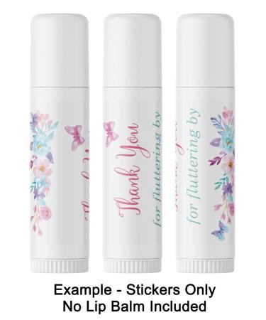 45 Butterfly Girl Lip Balm Labels for Baby Shower Favors - Buy Online on GoSupps.com