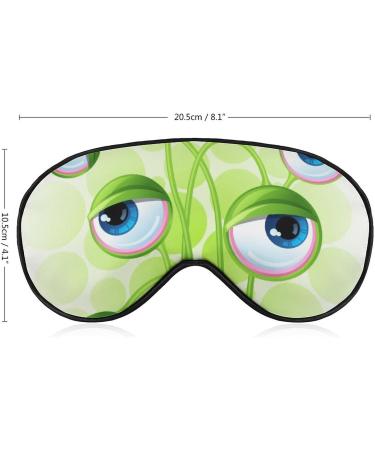 Shop Cute Alien Eyes Sleep Mask | Adjustable Eye Shade Cover - Blocks Light & Reduces Puffy Eyes - Perfect Gift - Buy Online on GoSupps.com
