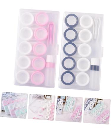 Healeved 10 Sets Storage Box for Colored Contact Lenses | Portable Contact Lens Container & Travel Case - Eye Care Essentials - Buy Online on GoSupps.com