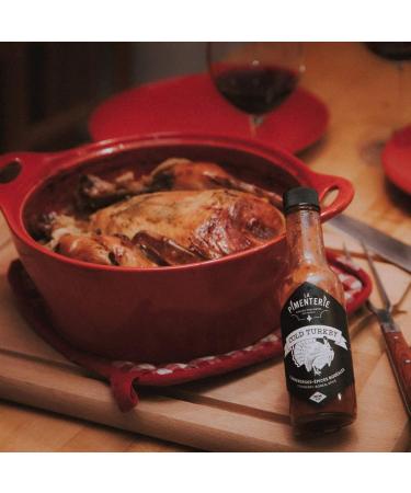 La Pimenterie Hot Sauce - Cold Turkey (Cranberry-Boreal Spice) 148ml - Buy Online on GoSupps.com