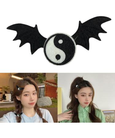 hgnxa Gothic Dark Hair Clip Girls Barrettes Black Hair Clip Devil Wing Hair Clip Set Gothic Bat Wing Versatile Barrettes 1 - Buy Online on GoSupps.com