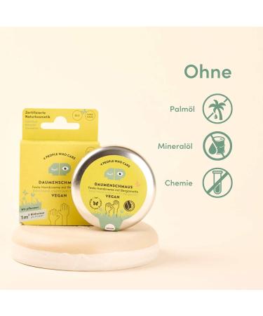 4PEOPLEWHOCARE HANDREME VEGAN - Nourishing Vegan Hand Cream for Dry Cracked Hands | Shea Butter & Candelilla Wax | 30g Can - Buy Online on GoSupps.com