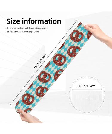 Salty Pretzels Diamond Compression Socks for Men & Women - 15-20 mmHg Circulation Support for Running & Cycling - Buy Online on GoSupps.com