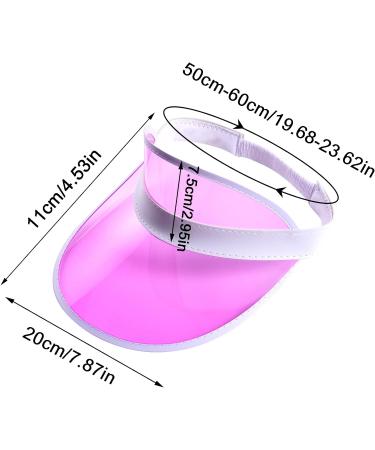 Jmkcoz 6 Pack Pink Sun Visor Hats for Women Men - Sports Beach Tennis Golf Headwear - Buy Online on GoSupps.com