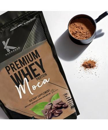 KARDAGAR Premium Whey Protein | Mocha | Whey Protein Isolate | 33 Servings | 2.2 LBS - Buy Online on GoSupps.com