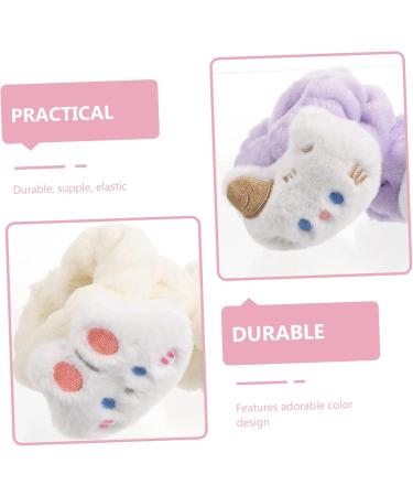 FRCOLOR 2paires Bracelets De Lavage De Visage Confortables Bracelets Absorbants Et Fille De Lapin Chat - Buy Online on GoSupps.com