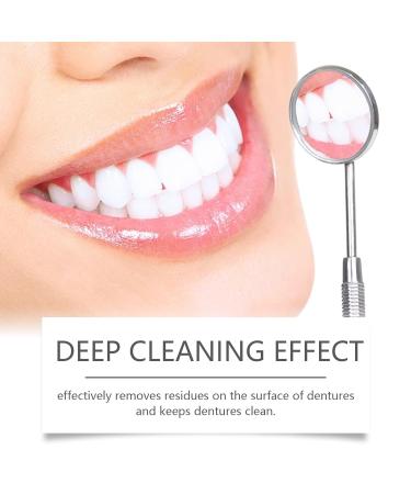 Denture Cleaning Tabs Set For Silicone Dentures - Gentle Fast-Acting Easy To Use - Maintains Cleanliness & Comfort(2PC) - Buy Online on GoSupps.com