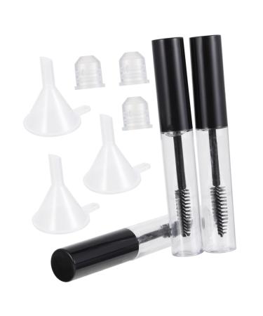 Didiseaon 3 Sets Mascara Tube Funnel Empty Eyeliner Tube Cosmetic Containers Accessories Straight Hair Plastic