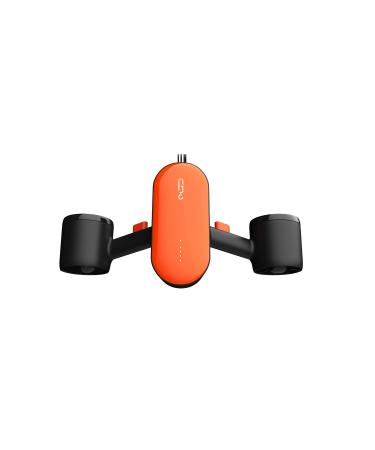 G GENEINNO Geneinno Underwater Scooter Dual Propellers with 2-Speed Compatible with GoPro Orange