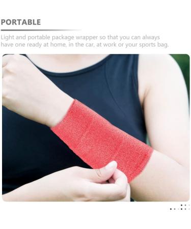 COHEALI Sports Skin Membrane Pre Wrap Tape - Elastic Athletic Ankle Wraps - 2 Rolls Pink Foam Tape for Optimal Support - Buy Online on GoSupps.com