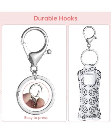 16 PCS BATTIPAW Volleyball Lip Balm Holder Keychain for Women - Bulk Lip Gloss Keyring Tracker Safeguard - Buy Online on GoSupps.com