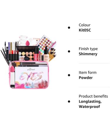 FantasyDay All-in-one Holiday Makeup Gift Set | Makeup Kit for Women Full Kit Cosmetic Essential Starter Bundle Include Eyeshadow Palette Lipstick Blush Foundation Concealer Face Powder Lipgloss Brush - Buy Online on GoSupps.com