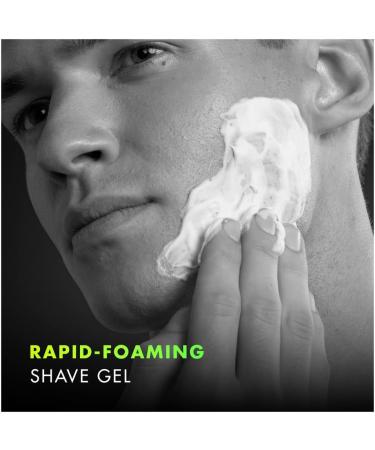 Gillette Labs by Gillette Rapid Foaming Shave Gel Cools to Soothe and Helps Protect Against Shaving Irritation Easily Rinses Off 198ml - Buy Online on GoSupps.com