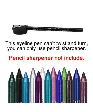 Xiahium Waterproof Gel Eyeliner | Matte Shimmer | Smudge-Proof & Long-Lasting | Cat Eye Makeup Pencil - Silver Gray - Buy Online on GoSupps.com
