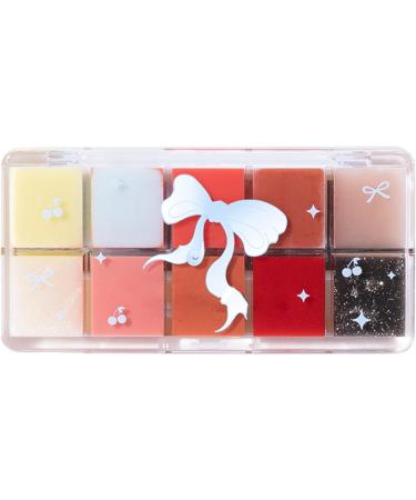 10 Colors Jelly Multi Color Smooth Lip Gloss Lip Gloss - Multi Color Smooth Lip Gloss - Multicolor Smooth Lip Gloss High Gloss Lipstick Set - Buy Online on GoSupps.com