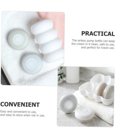 KONTONTY 1 Set filling cream four piece set travel size body wash face cream bottle body butter jars shampoo soap dispenser travel can refillable face cream container make up - Buy Online on GoSupps.com