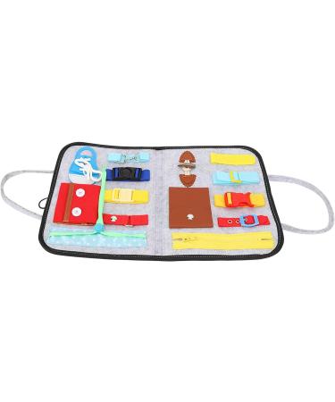Dementia Fidget Sensory Blanket for Elderly - Portable Activity Board for Alzheimer's - Adult Toys for Basic Skills Improvement - Buy Online on GoSupps.com