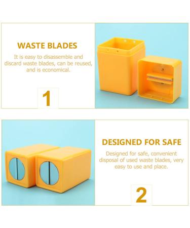 Eco-Friendly Waste Box Razor Case - Safe Storage for Used Razor Blades & Broken Blades Disposal - Buy Online on GoSupps.com