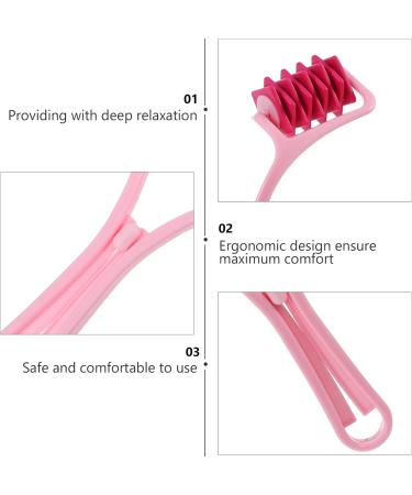 Besportble Y-Shape Hand Massager - Multi-Use Self-Massage Device for Legs Neck Arms & Elbows - Red Body Muscle Tension Relief - Buy Online on GoSupps.com