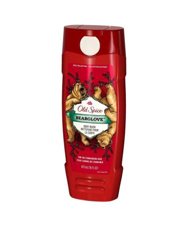 Old Spice Wild Collection Bodywash Bearglove 16 oz (Pack of 2)