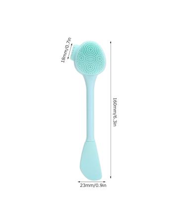 Raguso Manual Silicone Face Scrubber & Facial Cleansing Brush - Eco-Friendly Green Makeup Cleaning Tool - Buy Online on GoSupps.com