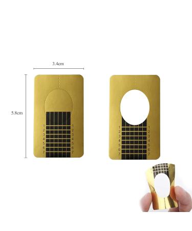 Self-Adhesive Nail Stencils for Gel & Nail Extensions | 144 Pieces for Perfect Nail Art - International Shipping - Buy Online on GoSupps.com