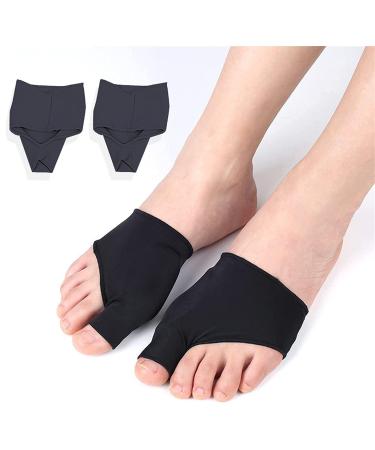 1 Pair Toe Hallux Valgus Braces Big Toe Orthopedic Pain Relieve Bone Thumb Sleeve Bunion Corrector Socks Separator (1 Pair S)