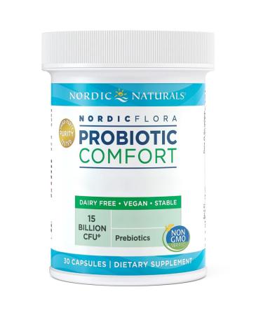 Nordic Naturals Nordic Flora Probio Comfort with good bacterial cultures 30 capsules laboratory tests gluten -free soybean without genetic engineering