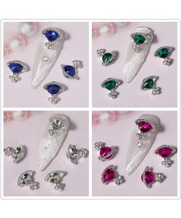 LLNSE 18-Piece 3D Nail Art Charms Saturn Stones Kit - DIY Nail Decoration Rhinestones and Gems for Crafting and Jewelry - Buy Online on GoSupps.com